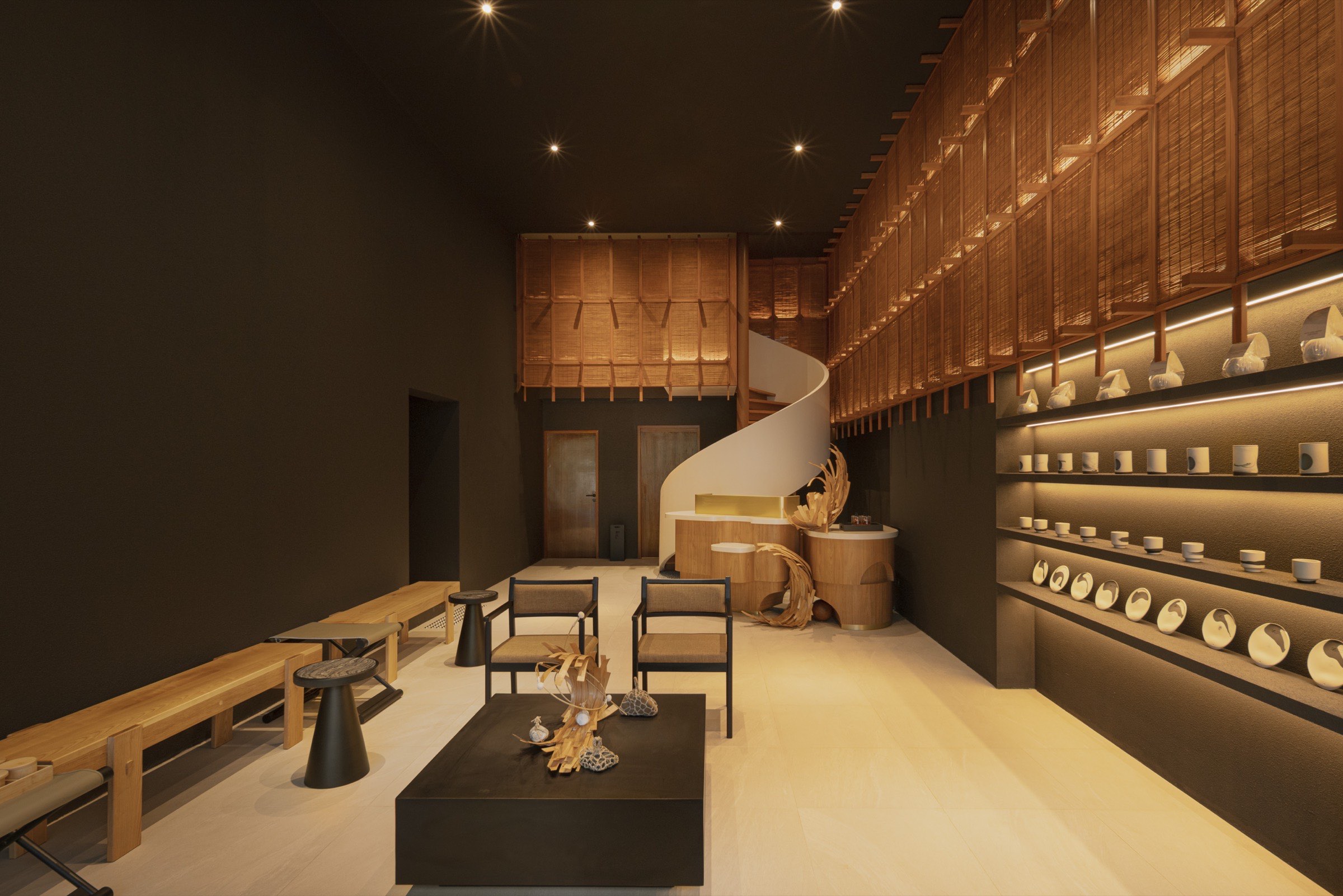 SereneSanct reception and spiral staircase, Phuket